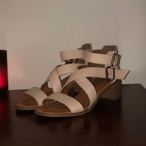 Peachy Beige Sandals